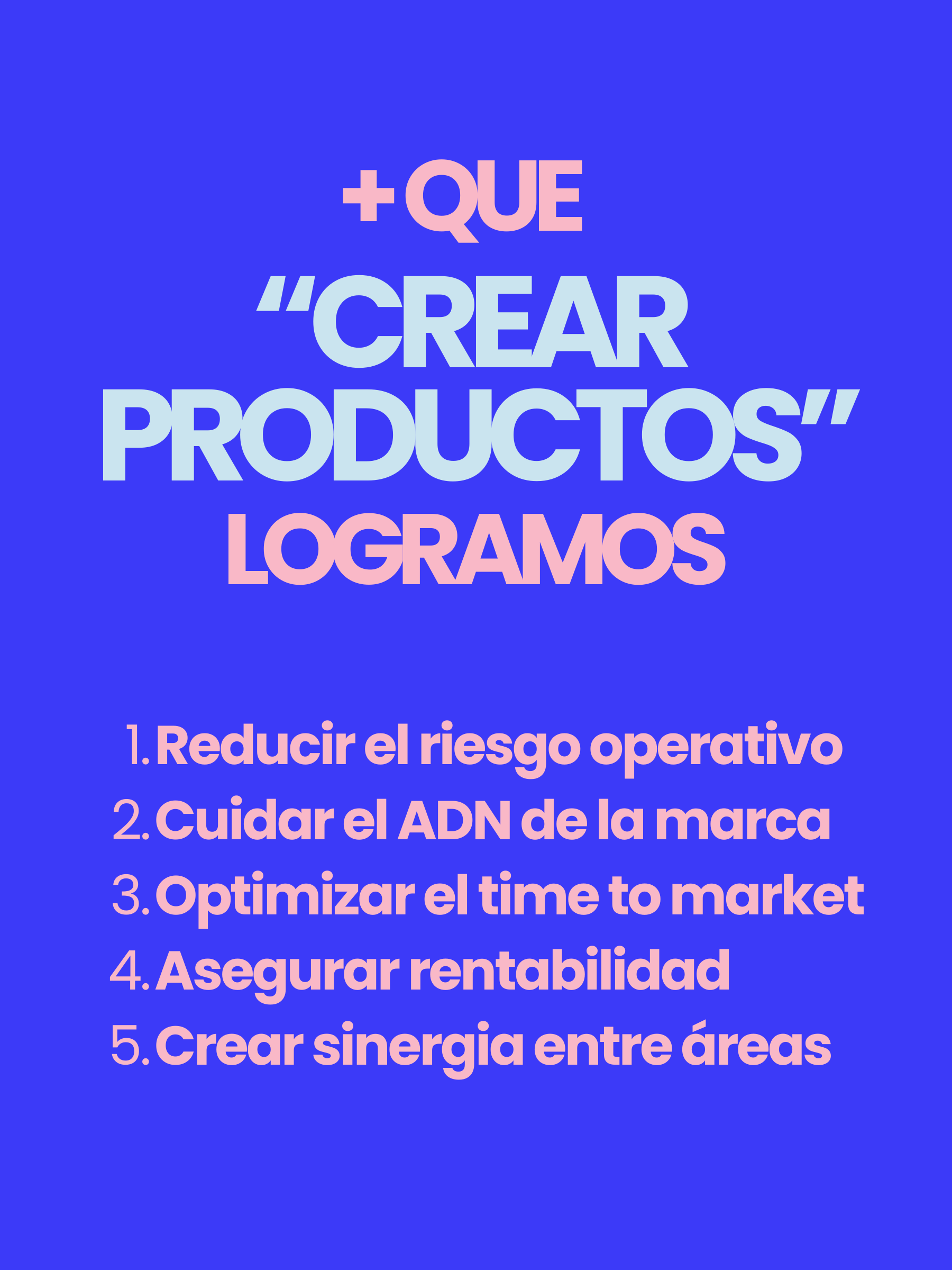 Beneficios estratégicos de crear productos